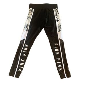 VS PINK Black and White Tie Dye Leggings  Size S